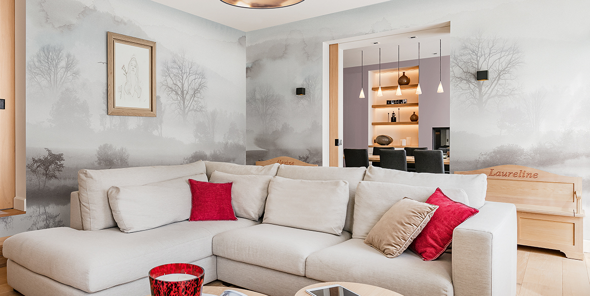 Панно Loymina A La Prima Silence PM3 001 3×1 фото в интерьере